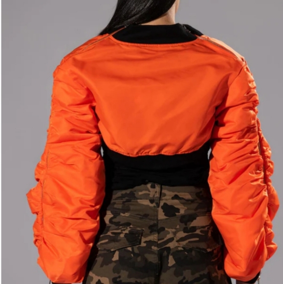 AKIRA SCOTLAND YARD CROP BOLERO BOMBER **NWT** - Picture 5 of 6